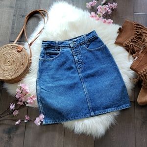 Vintage Calvin Klein Denim Mini Skirt